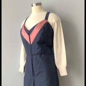 80s vintage snow/ski overall bib, snow pants